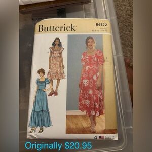 Butterick Women's Dress Sewing Pattern